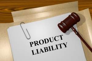 Render illustration of Product Liability title on Legal Documents